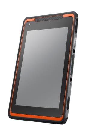 Rugged 8" handheld tablet for retail and hospitality applications. Intel Atom X5-Z8350 CPU, 4GB/64GB, LTE, Win10 IOT