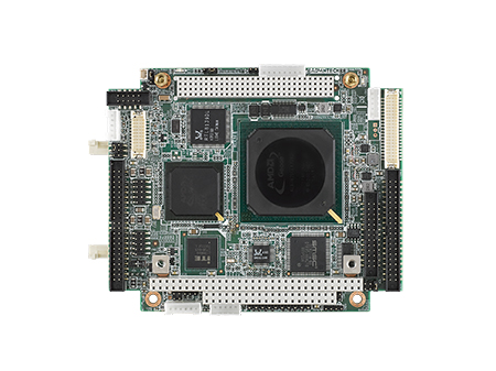 AMD LX800 PC/104-Plus Embedded Single Board Computer with Extreme Temp, VGA, LVDS, TTL, Ethernet, USB, COM, CF